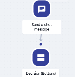 Tidio decision button